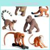 Pvc Animal Model Toy Set With Realistic Monkey And Gorilla Figures For Kids Collectors