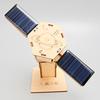 DIY Solar Artificial Satellite Model Kit Educational Handmade Wooden Puzzle Moon Rover