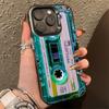 Ретро Кассетная Пленка Посеребренный Чехол Для Телефона iPhone 17 Pro Max 16 15 14 13 12 11 Pro 17 Air 16E 7 8 Plus X XS XR