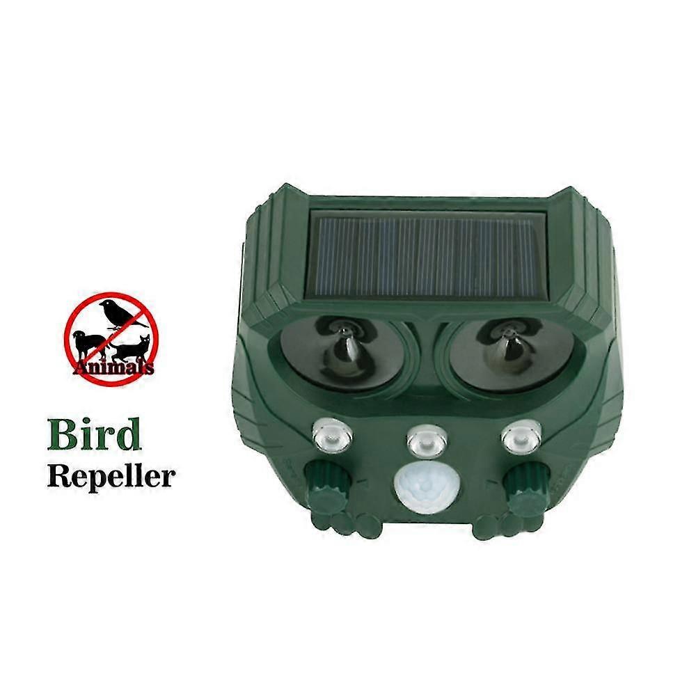 Solar Animal Repeller Waterproof Ultrasonic Animal Repellent Outdoor Motion Detector Dog, Cat Repellent Outdoor, Squirrel, Raccoon, Skunk, Rabbit, Rat