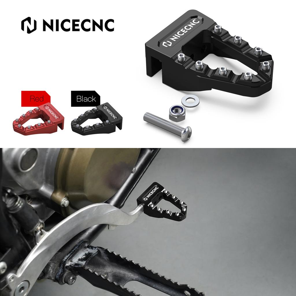 NICECNC For Honda TRX450R Rear Brake Pedal Tip For ATV HONDA TRX 450ER 2006-2014 450R 46510-HP1-305 Aluminum Enlarged Pedal