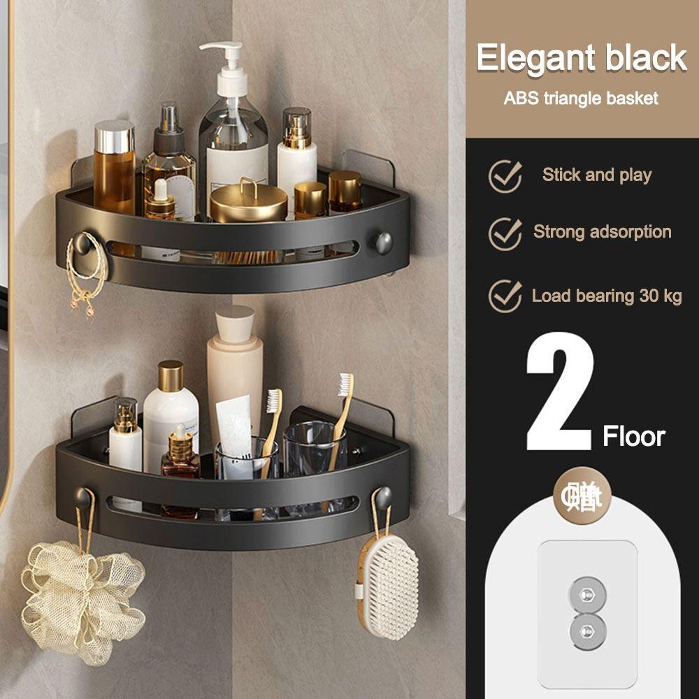 Пластиковая полка для хранения в душе, держатель, настенный, угловой, полка для душа, полки для ванной комнаты, кухня