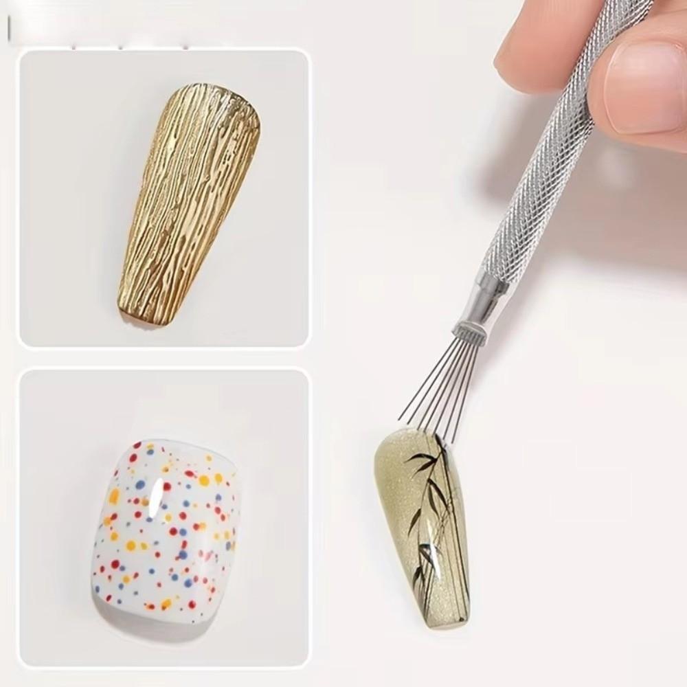 Ultra-Thin Line Nail Art Pen Stainless Steel Stripe Nail Art Brush for Nail Art