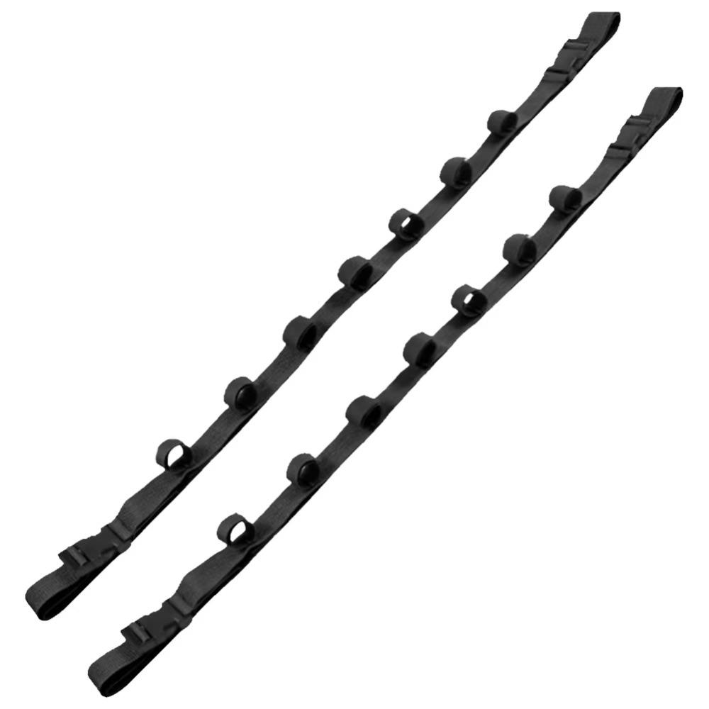 2Pcs 7 Rod Capacity Car Fishing Rod Holder Adjustable Car Fishing Pole Carrier Rear Seats
