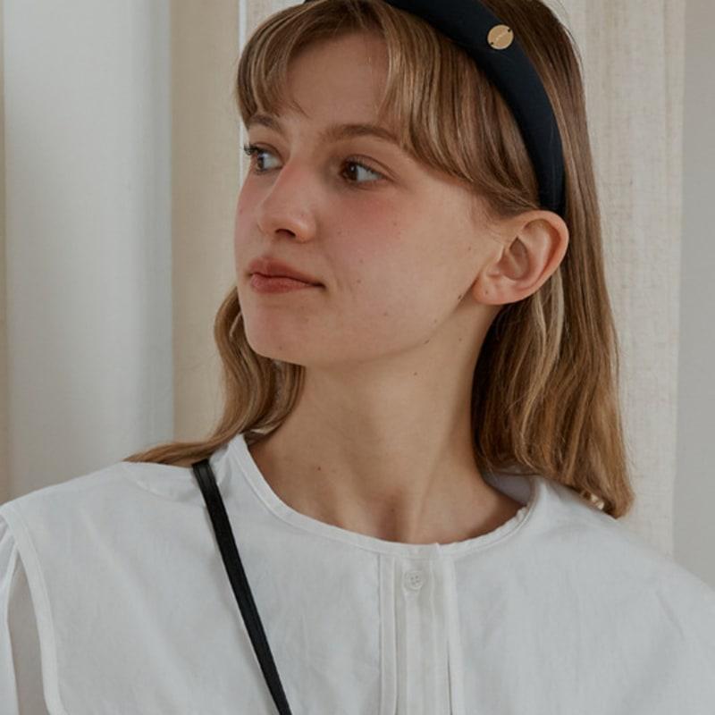 АНЭТИЧЕСКИЙ ЛОГОТИП ANC ОБЪЕМНАЯ ПОВЯЗКА НА ВОЛОСЫ_ЧЕРНЫЙ