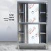 Thickened Stainless Steel Commercial Kitchen Storage Cabinet