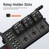 12V 40A 5-pin Relay Box 6 Way Pre-Wired Relay Fuse Box For Automotive Car Marine