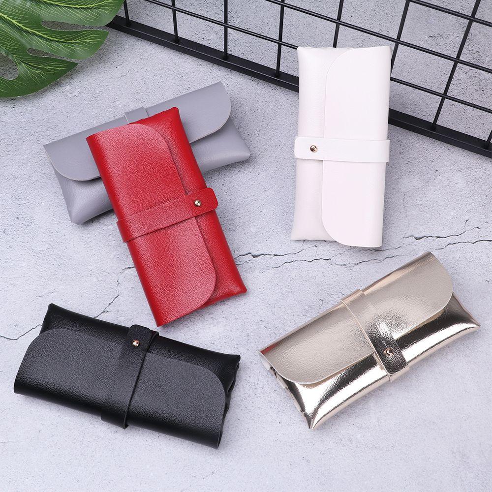Durable Folding PU Leather Glasses Box Eyeglasses Case Eyeglasses Accessories Glasses Holder