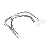 G10Q 4Pin UV Lamp Holder With 15/25cm Cable Ring Plug Insulating Tube Base