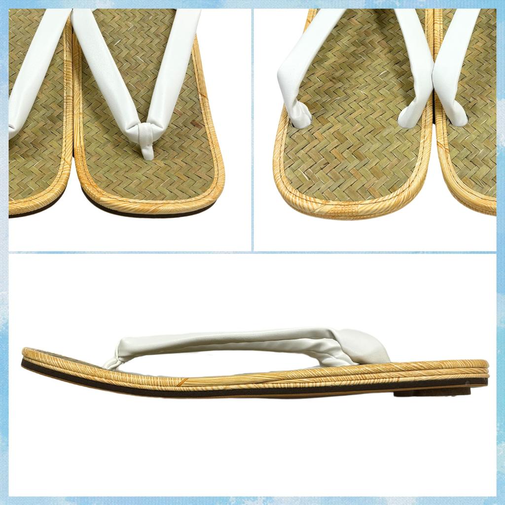 Ajiro Ajiro Ajiro Ajiro Double Core Сандалии Сделано в Японии Сандалии в японском стиле Белые LL [Edoten] Мужские