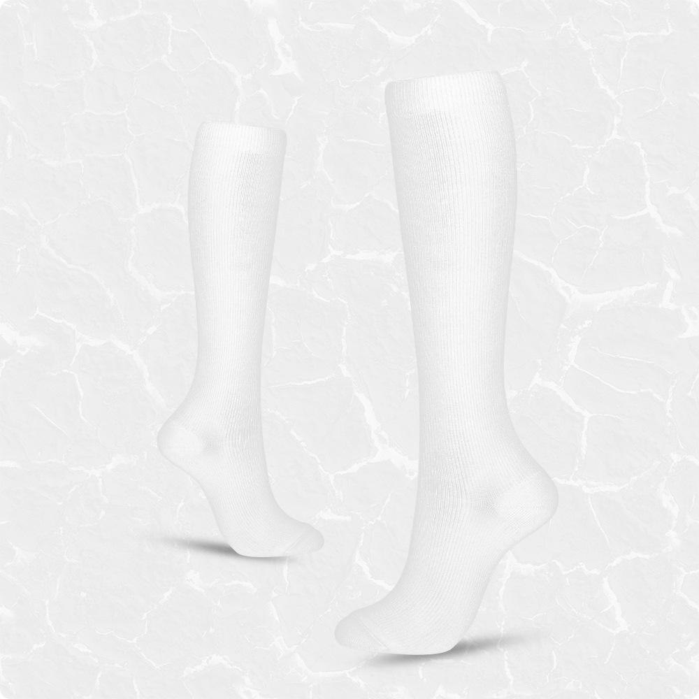 1 пара компрессионных носков для женщин, гольфы до колена 15–25 мм рт. ст. Компрессионные чулки для спорта, занятий спортом, диабета, варикозного расширения вен, путешествий, кормления грудью