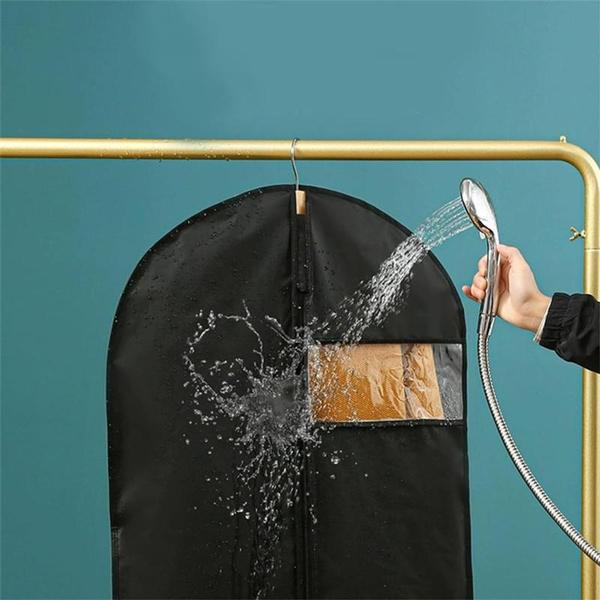 1Pc Extra Large Hanging Suit Dress Coat Travel Bag Clothes Cover Storage Zip Home Zip Up Hanging Suit Dress Coat Bag Clothes Cover Storage