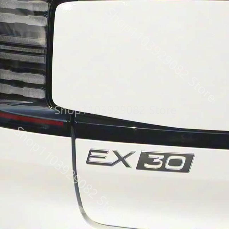 zqdtx1 EX40 EX30 For Volvo EX40 EX30 Styling Accessories Rear Trunk Tail Logo Sticker Emblem Deca
