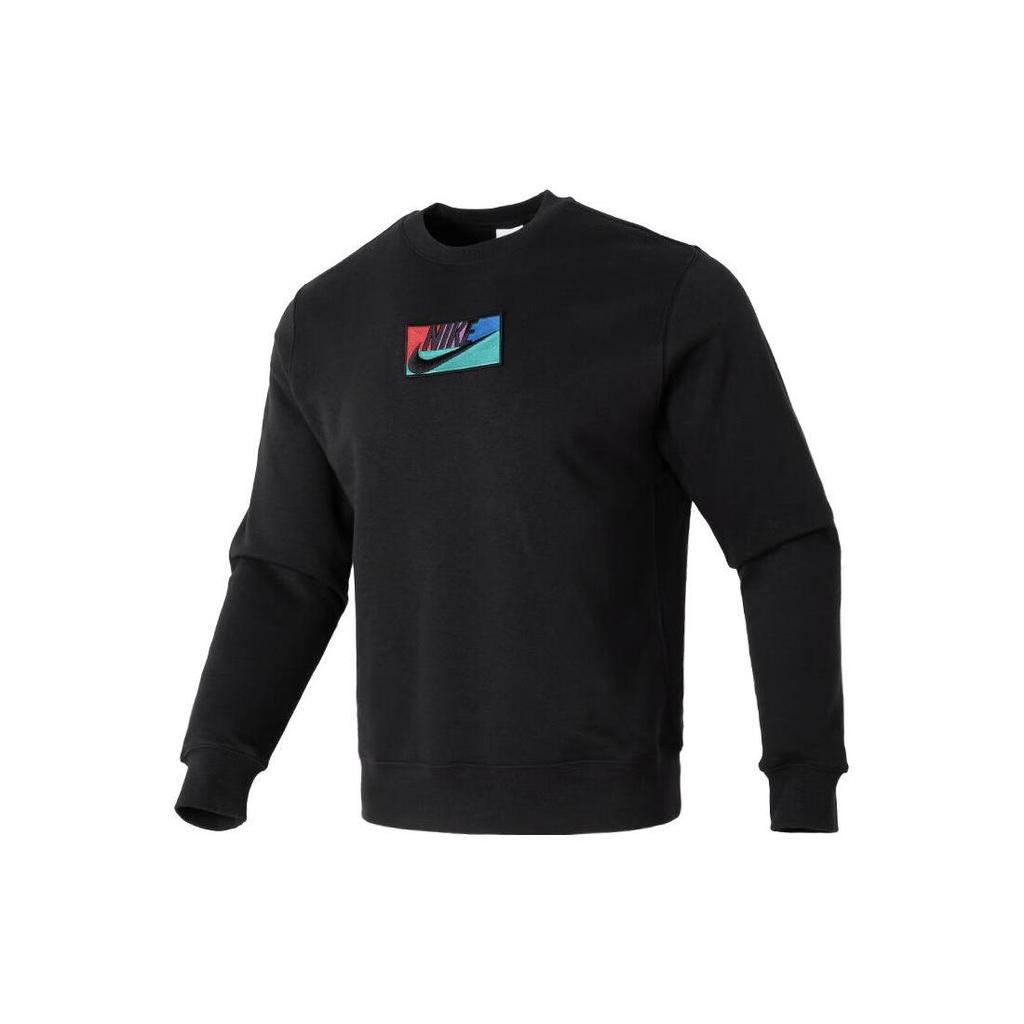 Nike Sweatshirts Men's Black Crew Neck Moderate Regular FB8436-010