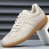 Новые мужские кроссовки для тренировок на плоской подошве 2025 года, ретро, из коровьей кожи, кеды, повседневная обувь, немецкие тренировочные кроссовки, белые кроссовки, дышащие