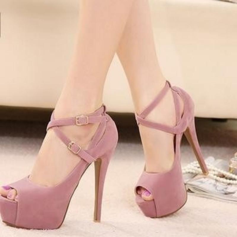 LOSLANDIFEN женские босоножки весна 14 см супер сексуальные открытые носки ремешок на щиколотке высокие каблуки платье свадебные туфли на платформе обувь
