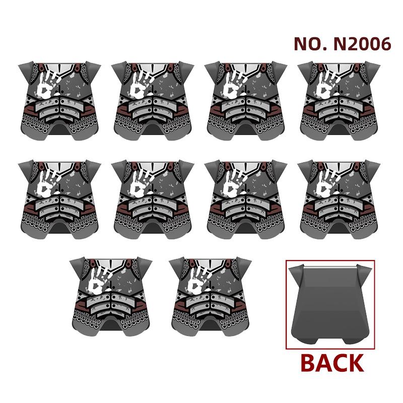 Набор средневековых строительных блоков с солдатами, лошадьми и настраиваемой броней для детей от 6 лет