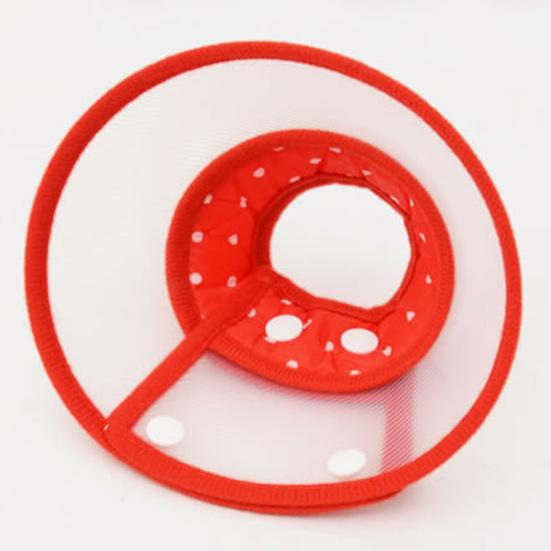 Cat Cone Collar Adjustable Recovery Pet Cone E-Collar Wound Healing Anti-licking Protective Collar Neck Cover for Cats Kittens Rabbits