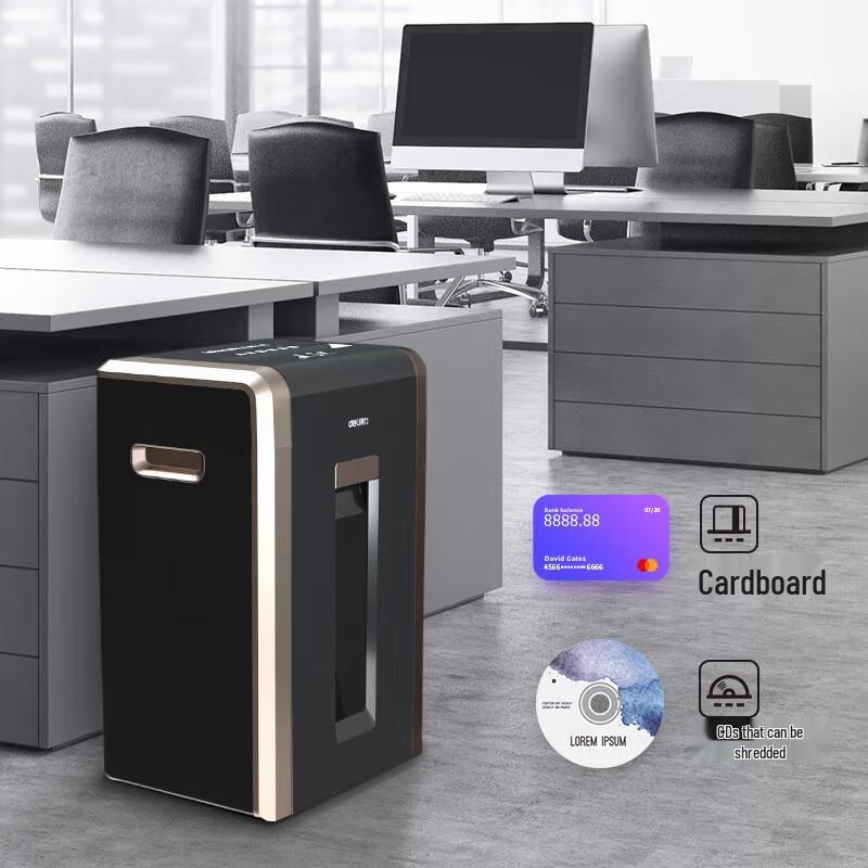 Deli High-Security Professional Office Shredder CN plug (adapter included)