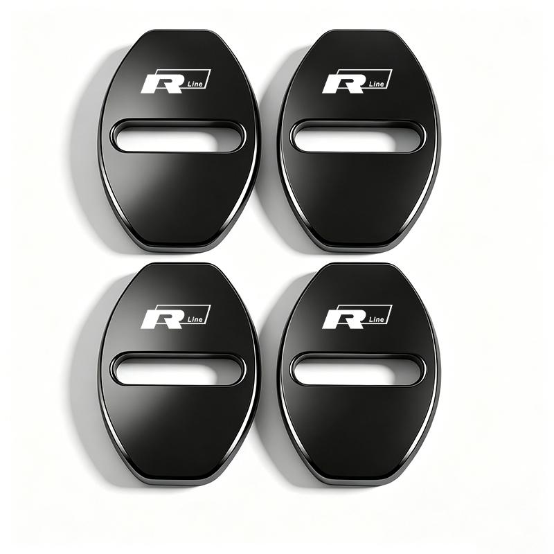 Zinc Alloy Car Door Lock Buckle Cover Protective Covers For VW GTI Polo Golf Passat Scirocco Tiguan Jetta T-ROC Touareg Taigo CC zl8