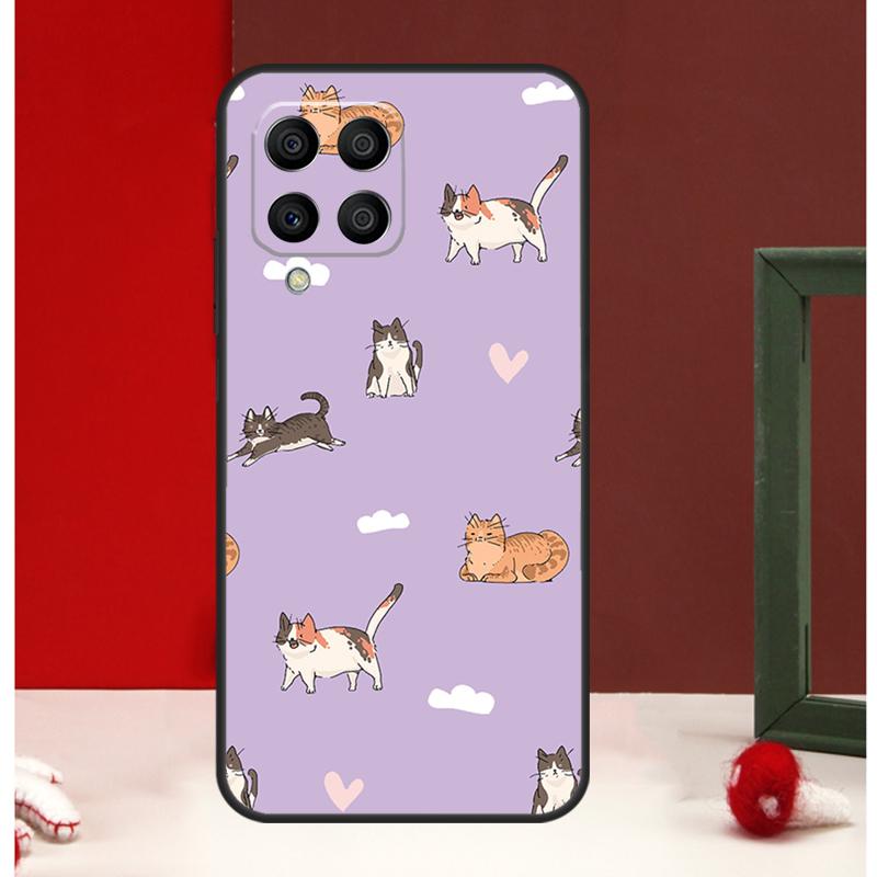 Забавный Коллаж Кошка Чехол Для Samsung Galaxy M56 M36 M16 M31 M21 M13 M33 M53 M15 M35 M55 M12 M32 M52 M14 M34 M54
