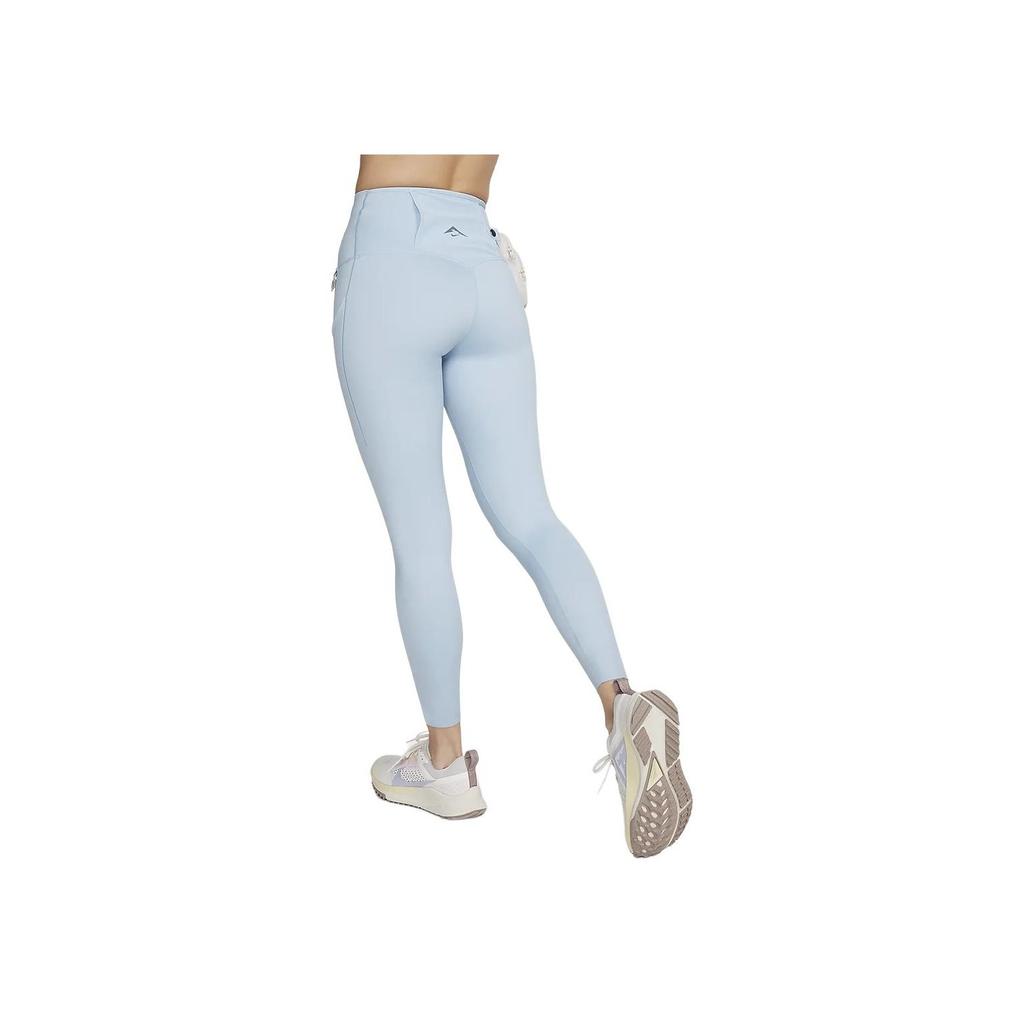 Nike Спортивные брюки Trail Go Letter Print Quick-Dry с высокой талией и карманами, женские, светло-синие, в стиле милитари, FN2665-440