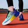 Мужские контрастные цветные спортивные баскетбольные кроссовки для бега в уличном стиле, кроссовки для студентов, большие размеры для бега
