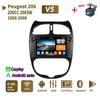 Car Radio Multimedia Player For PEUGEOT 206 206CC 206SW 2000-2008 2 Din Android Carplay GPS Autoradio 2+64GB