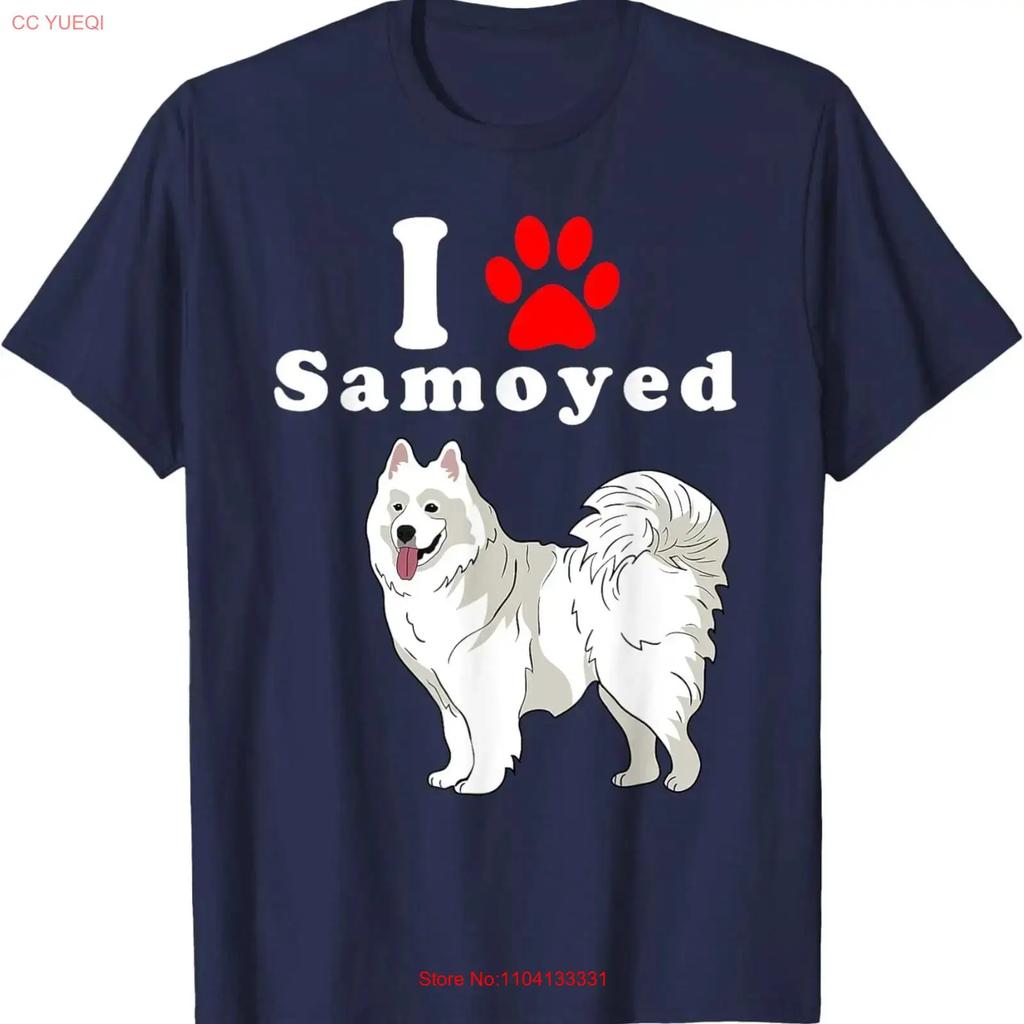 I Love My Samoyed T Shirt Save Abandoned Pet Vintage Washed Graphic Homme Comfortable Casual Top For Everyday Wear Fashion