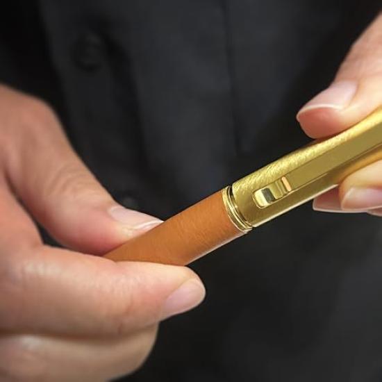 IWI Рукописная Ретро Латунная Перьевая Ручка, Перо Fine, Коричневая, 9S643SFP-R71R