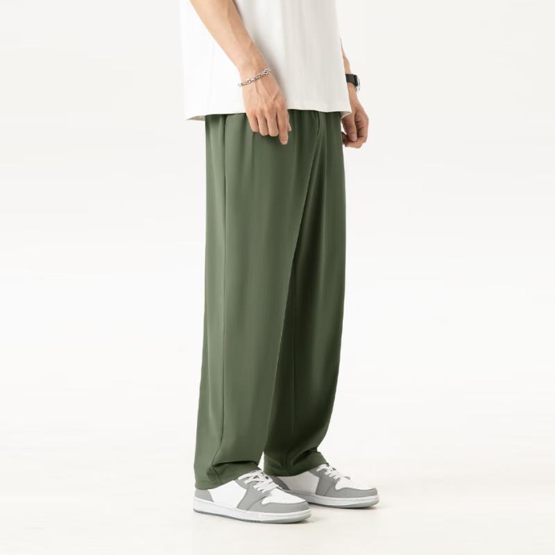 MINISO Men's Ice Silk Straight-Leg Casual Pants