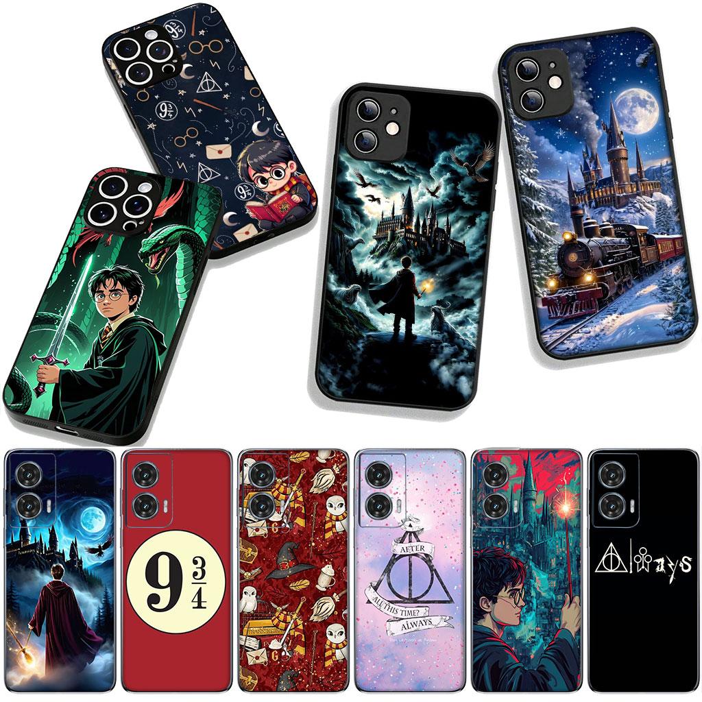 for Samsung Galaxy A25 A37 A57 A12 A14 A31 A41 A50 A51 A70 A71 A72 A21S A04 M15 Note 20 9 8 10 Case Art Owl Harries Wand Potters
