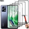 Pack-4 Full Tempered Glass for Xiaomi Redmi Note 12 5G - Shockproof Screen Protector