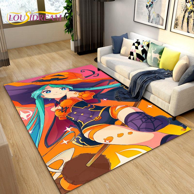 Японская музыка, аниме, мультфильм, 3D коврик, ковер для гостиной, спальни, диван, коврик для украшения, детские игры, нескользящий напольный коврик