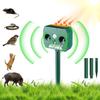 DODOGOD Animal Cat Animal Repellent New Highly Effective Pest Ultrasonic Solar Infrared 12m Detection Cat Bird Cat Pest Pest Dropping Bird IP65