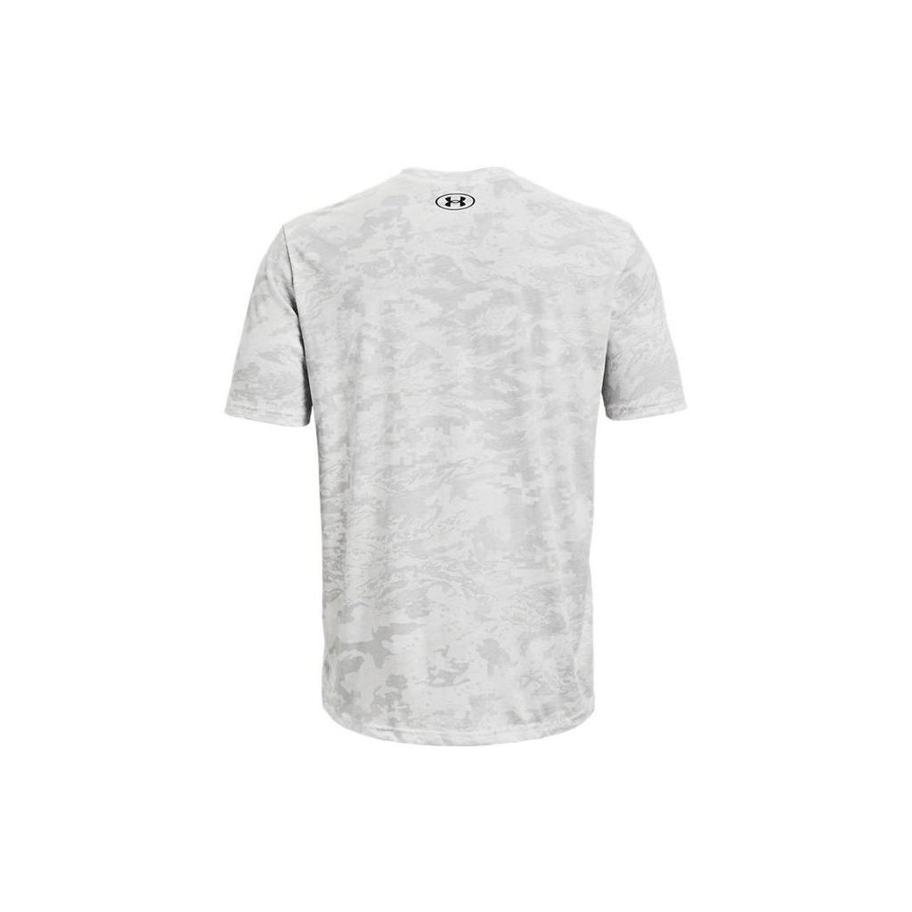 Under Armour Футболка с камуфляжным принтом и логотипом, мужские топы, белая 1357727-100