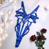 Erotic Lingerie Sexy Ribbon Splicing Bodysuit