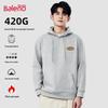 Baleno Men's American Retro Thickened Fleece Hooded Sweatshirt