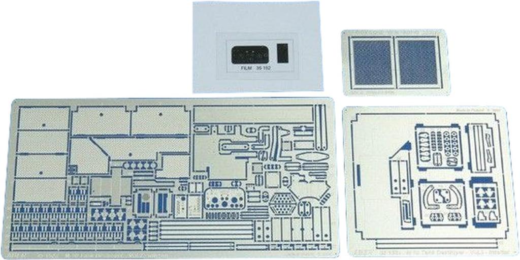 Aber 1/35 scale American M-10 Tank Destroyer Vol.2 Interior Parts (for Academy Model Kit) Plastic Model Kit Parts 35152 (Tank)