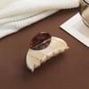 1pc South Korean New High-quality Splicing Clip, Medium Shark Clip, Wood Grain French Hair Clip, Light Luxury Hair Accessory