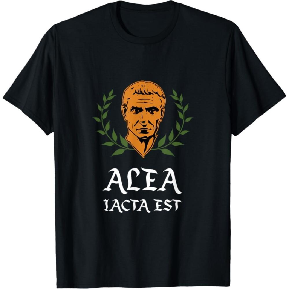 Alea iacta est - Жребий брошен Латинский Юлий Цезарь Подарок Футболка