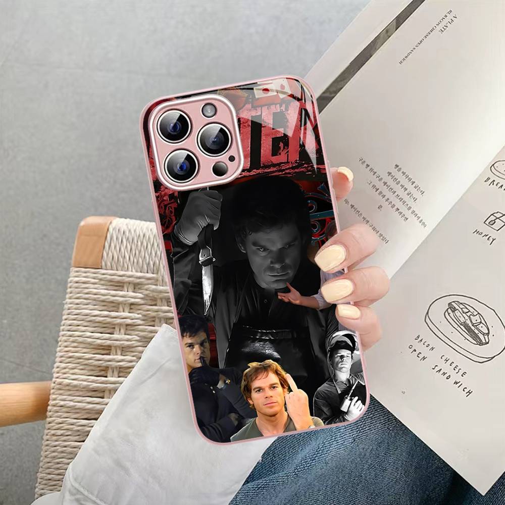 Movie D-Dexter Tempered Glass For Iphone 14 13 12 11 Pro Mini XS MAX 14Plus X XS XR Fundas