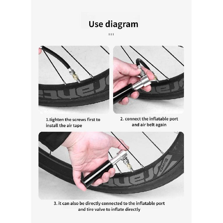 Mini Bike Pump Schrader Presta Valve MTB Road Cycling Pump Aluminum Alloy Bicycle Hand Air Pump Tire Inflator Accessories
