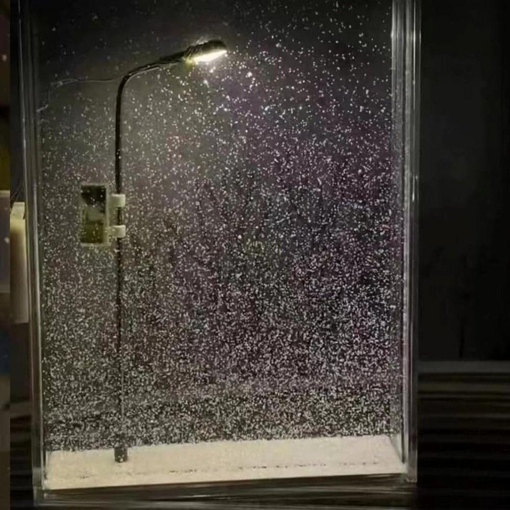 DIY Materials Snow Scene Night Light Handmade Snow Scenery Night Light  Desktop Decor