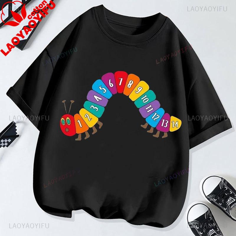 Number Day Math Day TShirt 100 Days Math Numbers TShirt Summer Unisex Clothing Versatile Creativity Short Sleeve Printed Tops