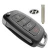 Складной корпус автомобильного ключа с 4 кнопками для Hyundai