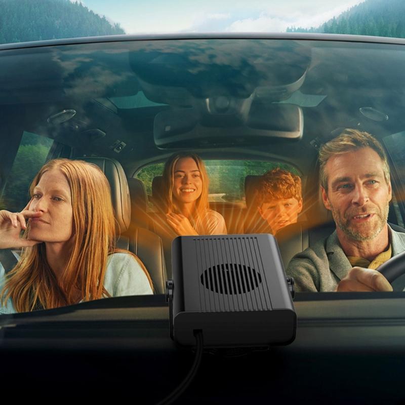 120 Вт 12 В Складные автомобильные обогреватели Портативный быстрый размораживатель с вилкой прикуривателя для автомобиля, внедорожника, грузовика и прицепа