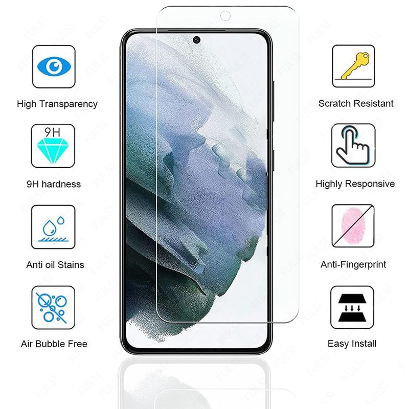 Full HD Clear Tempered Glass Protector For Samsung S21 FE 5G Transparent Screen Protective Film S21FE 5G