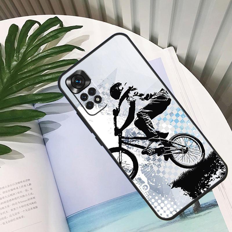 Чехол Funda Для Xiaomi Redmi Note 14 13 10 11 12 15 Pro Plus Чехол Для Redmi 15C 14C 10C 12C 13C 15 BMX Велосипед Экстремальный Спорт