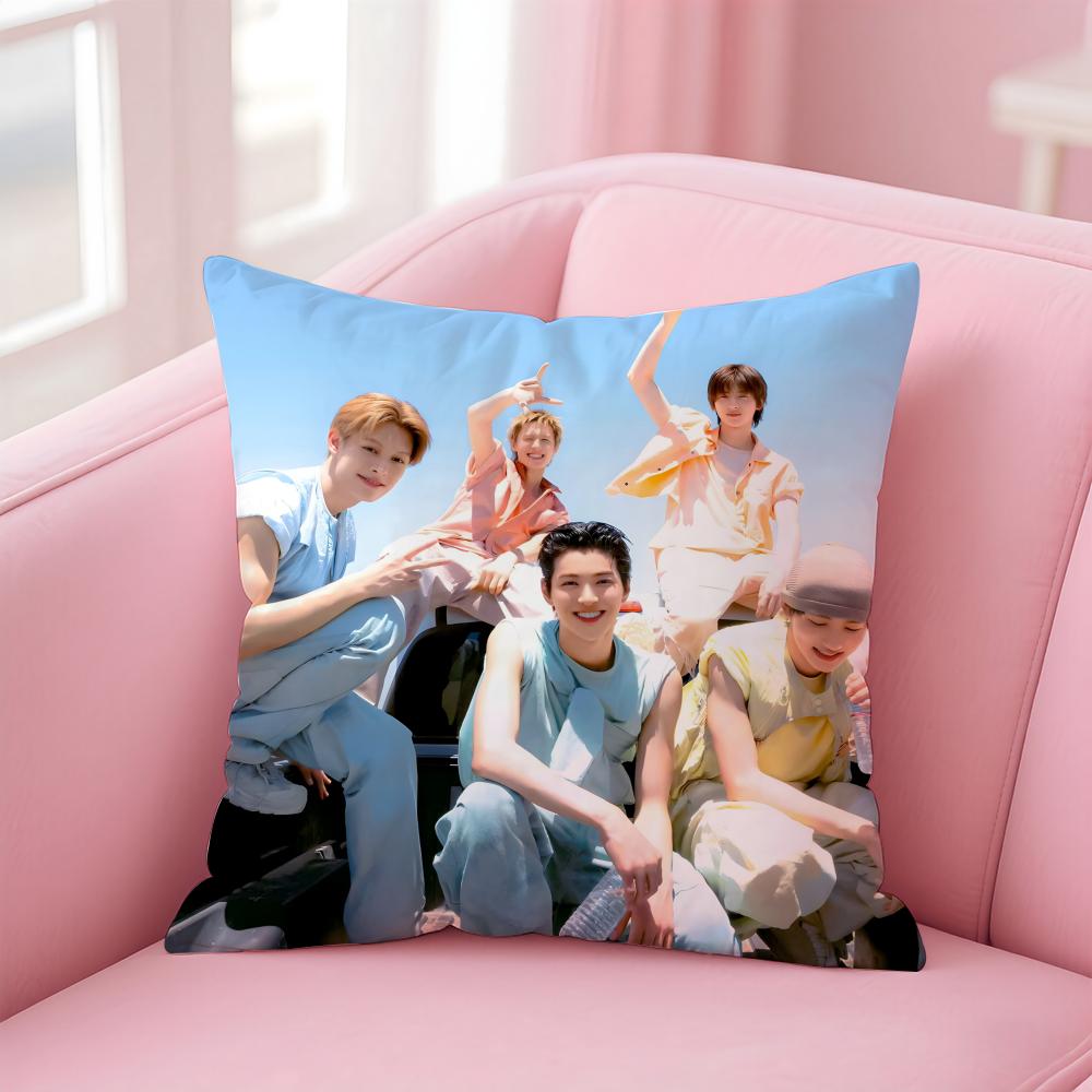 Korean Handsome Boy Group CCortis Cushion Cover Pillow Case Soft Skin Friendly Fabric Concealed Zipper